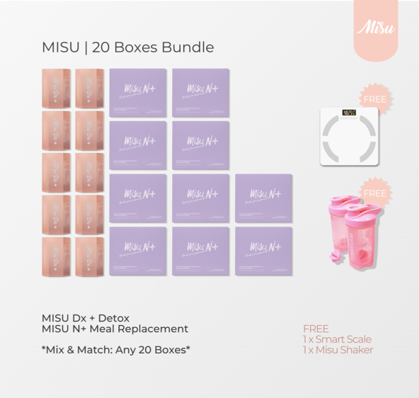 MISU | 20 Boxes Weight Loss Bundle