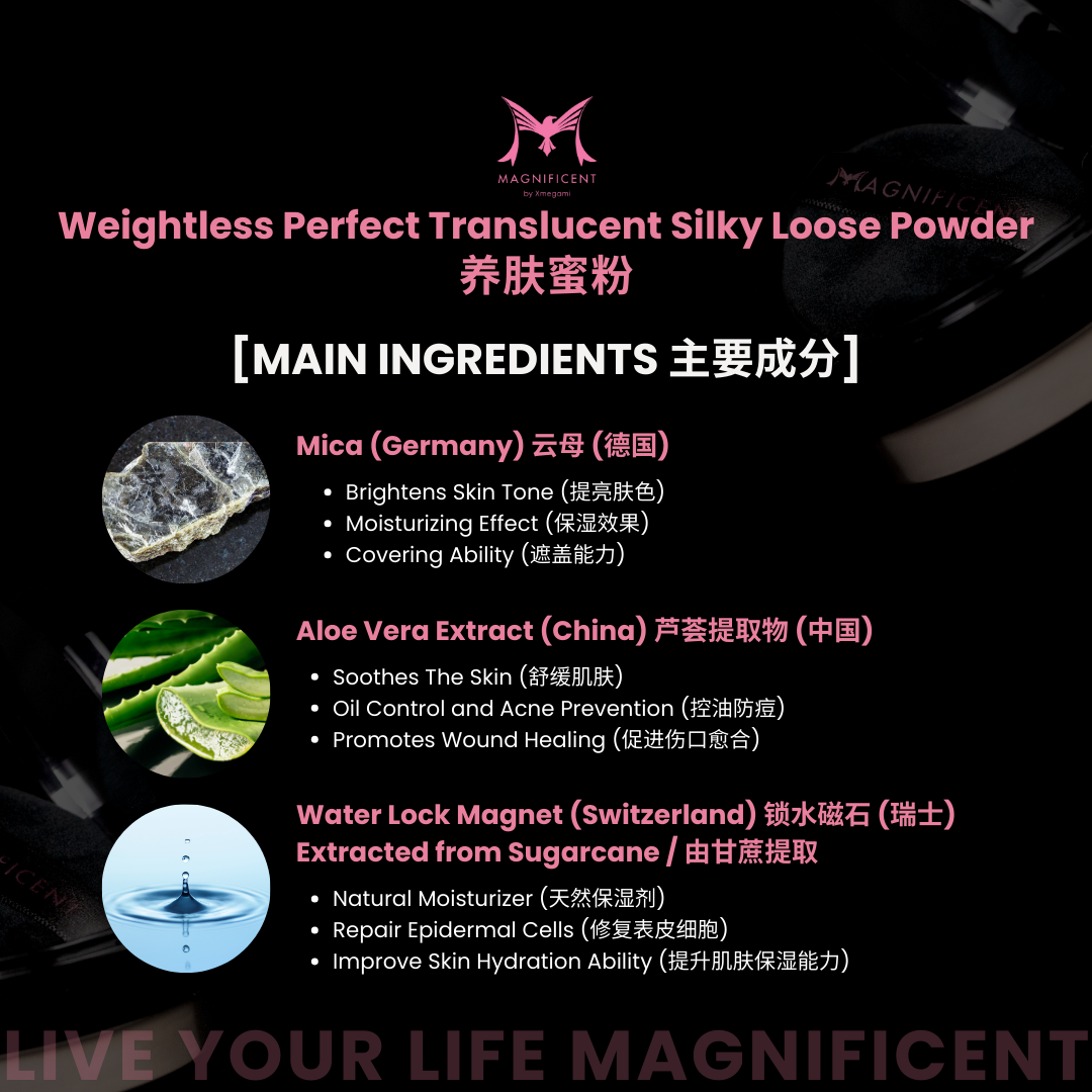 Magnificent Weightless Perfect Translucent Silky Loose Powder