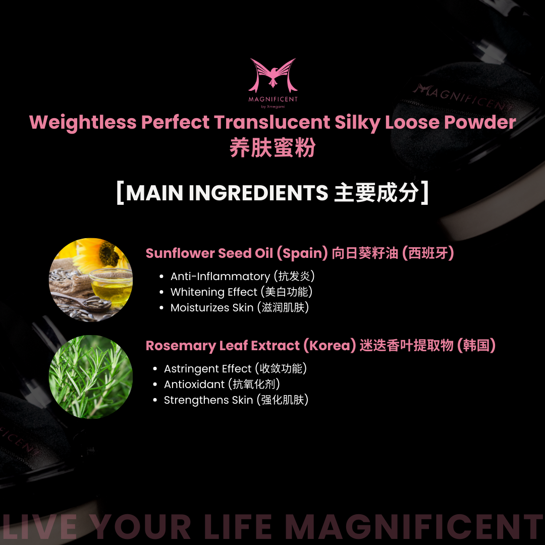 Magnificent Weightless Perfect Translucent Silky Loose Powder