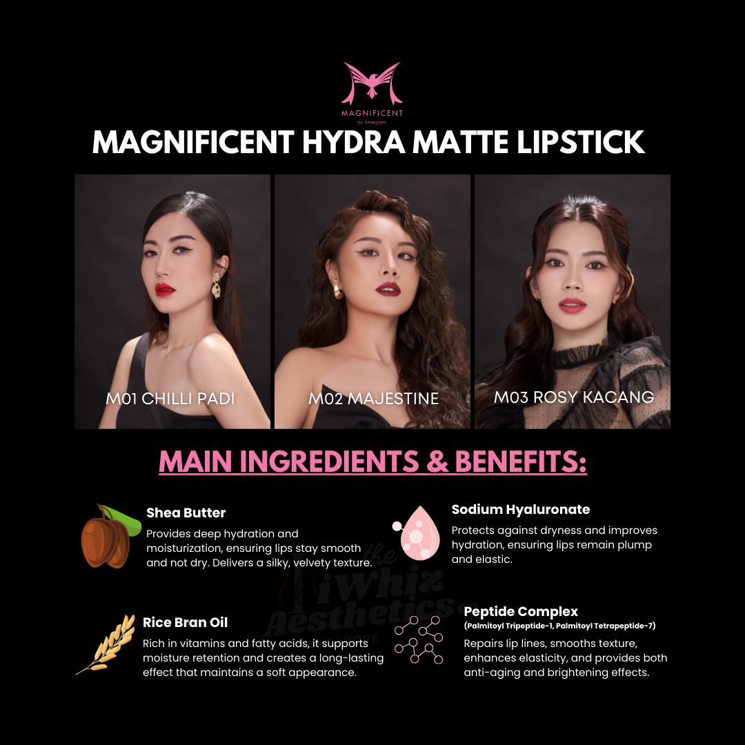 Magnificent Hydra Matte Lipstick - M03 Rosy Kacang