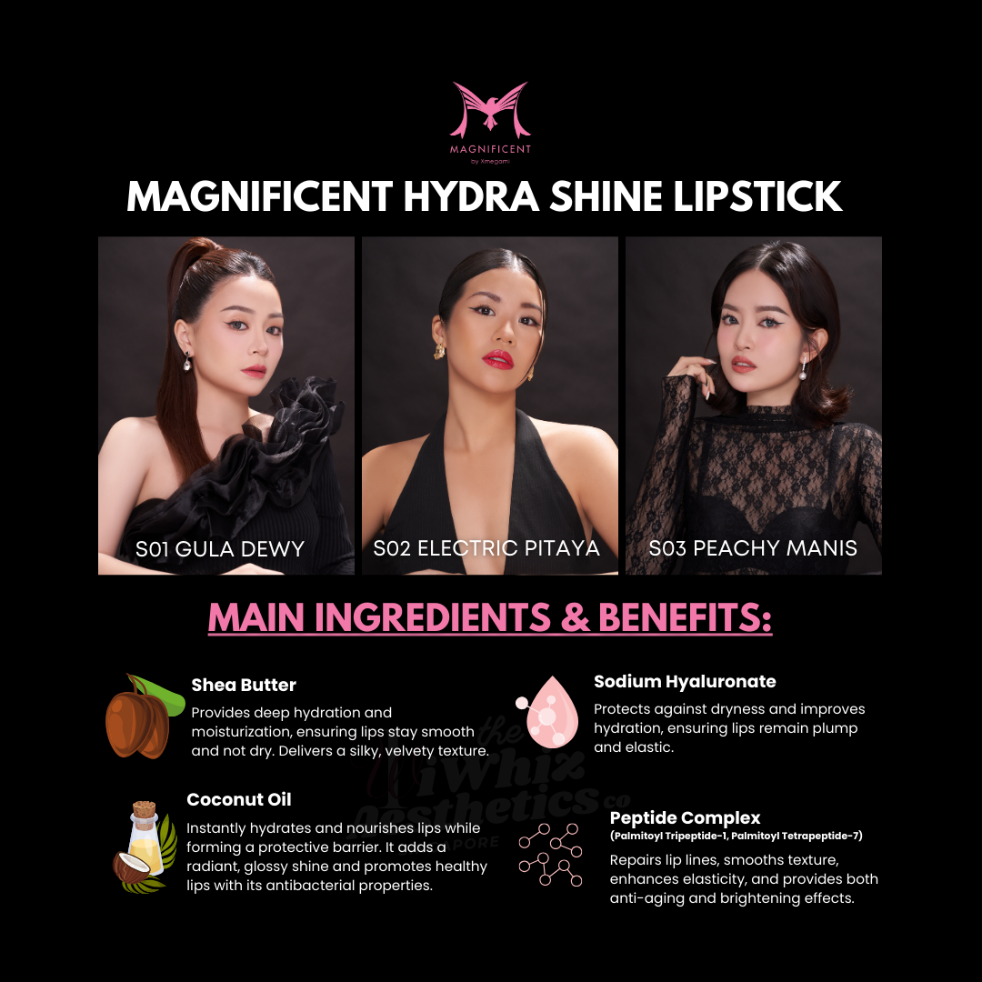 Magnificent Hydra Shine Lipstick - S03 Peachy Manis