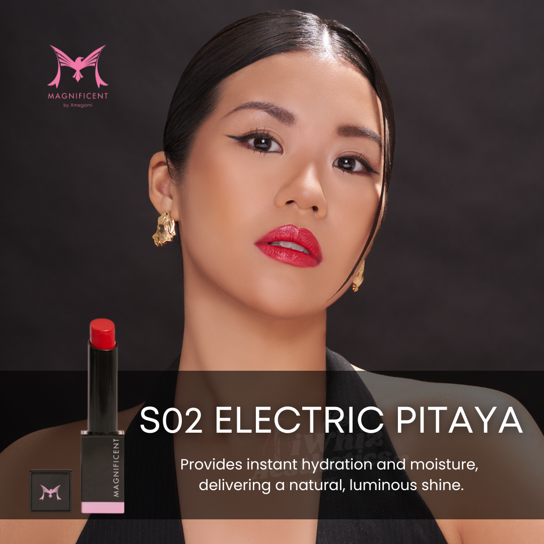 Magnificent Hydra Shine Lipstick - S02 Electric Pitaya