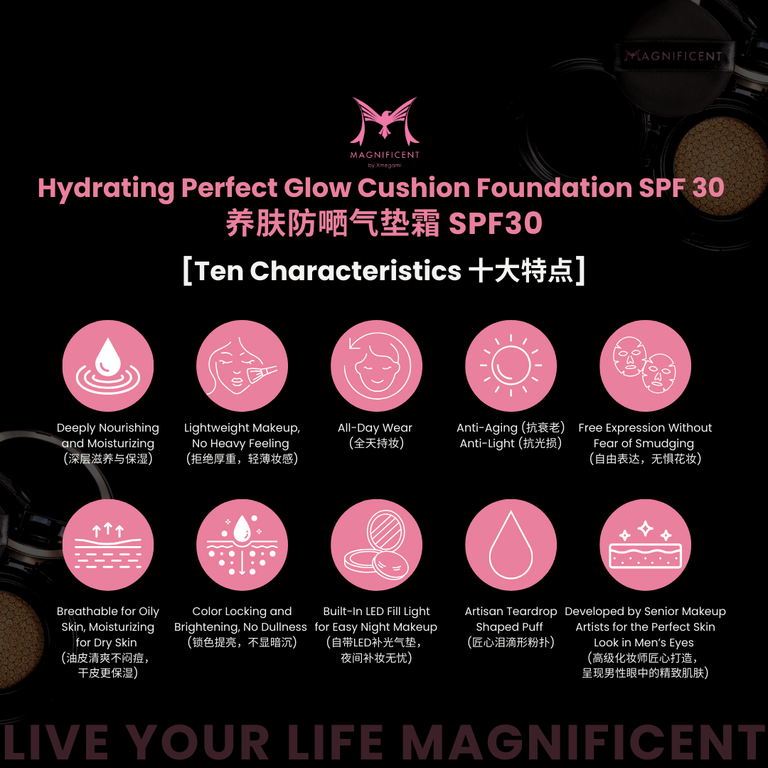 Magnificent Hydrating Perfect Glow Cushion Foundation SPF 30