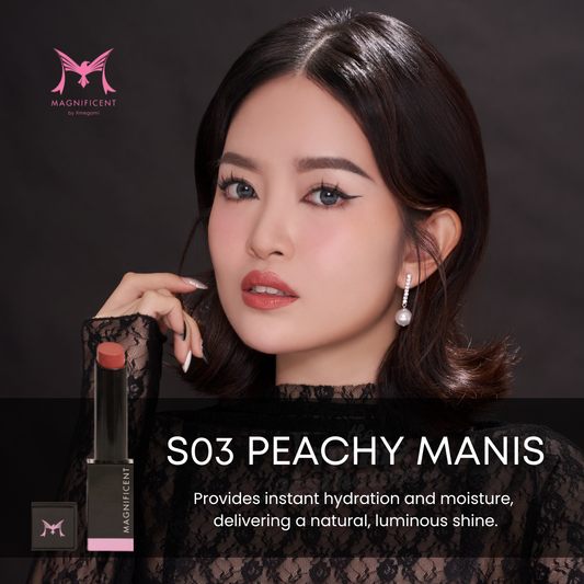 Magnificent Hydra Shine Lipstick - S03 Peachy Manis