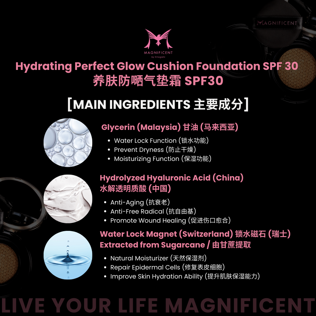 Magnificent Hydrating Perfect Glow Cushion Foundation SPF 30