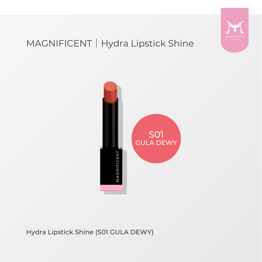 Magnificent Hydra Shine Lipstick - S01 Gula Dewy