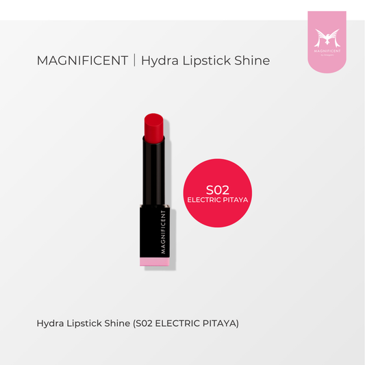 Magnificent Hydra Shine Lipstick - S02 Electric Pitaya