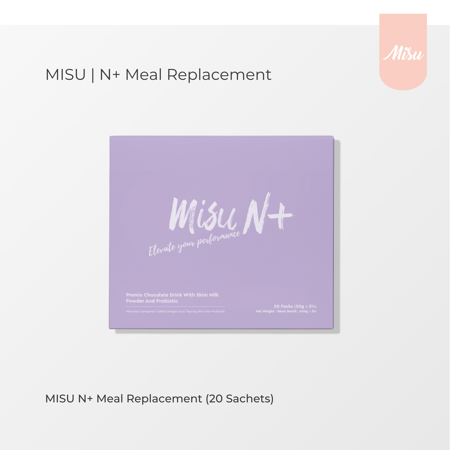 Misu N+ Meal Replacement (Choco Flavour)